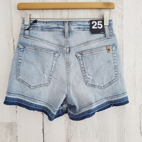 NEW Joe's Jeans Distroyed Medium Wash Shorts - Picture 4 of 6